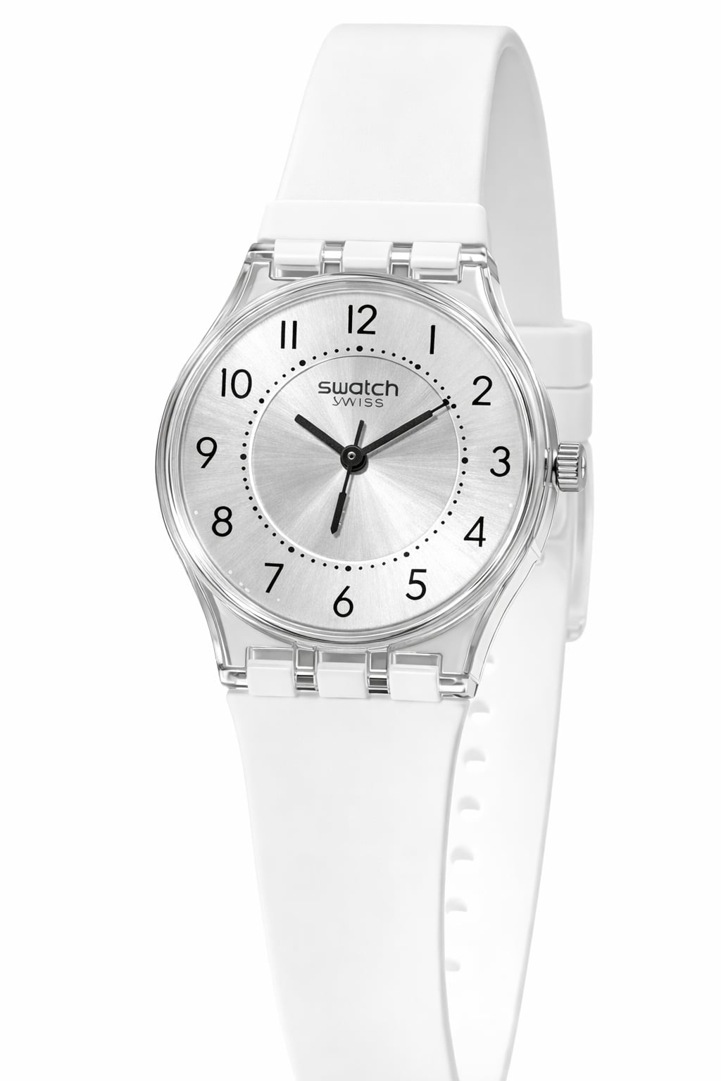 Montre tendance silicone blanche – Style Swatch